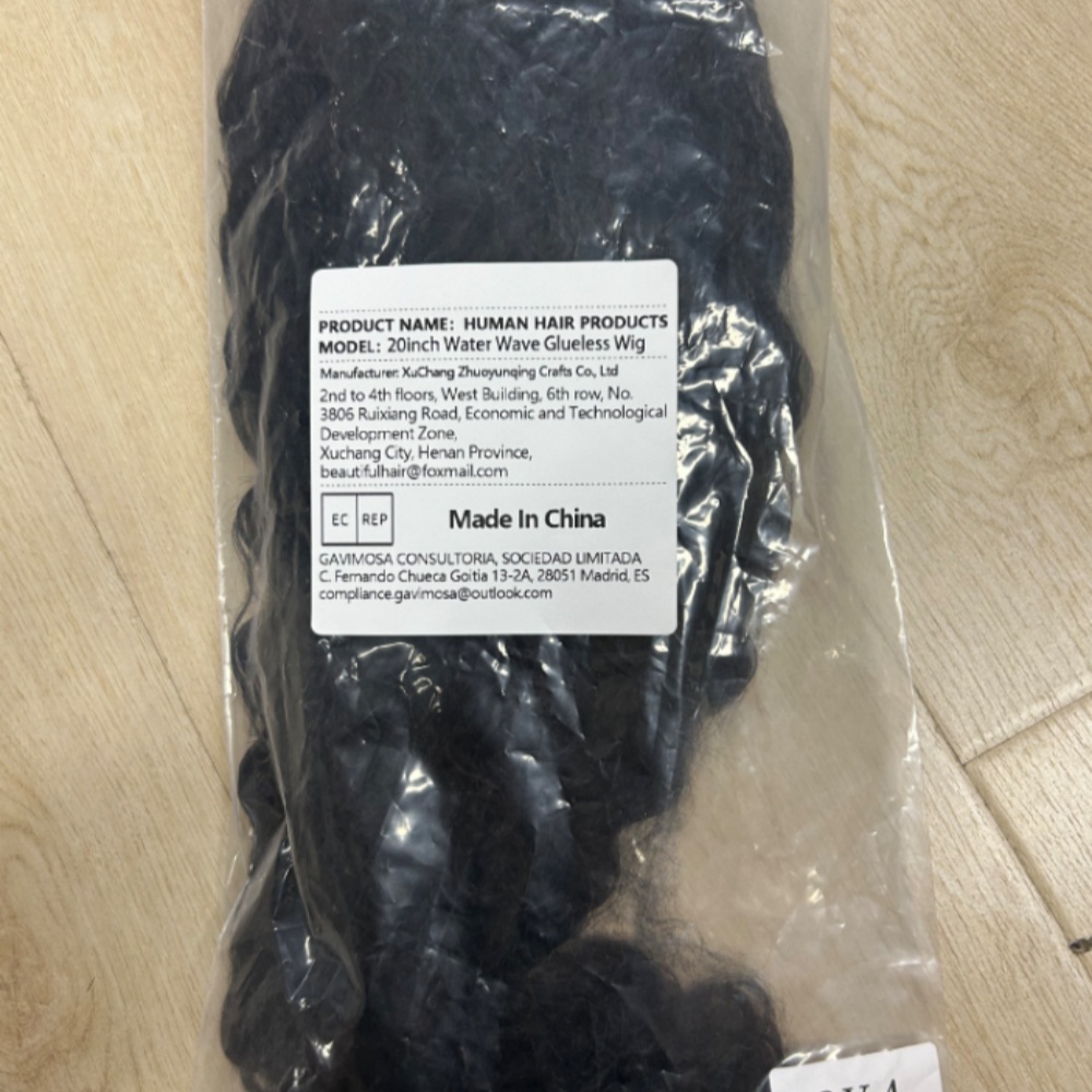 Deep Wave 3 Bundles With Closure - Rambut Keriting Bergelombang Dalam, Rambut Manusia