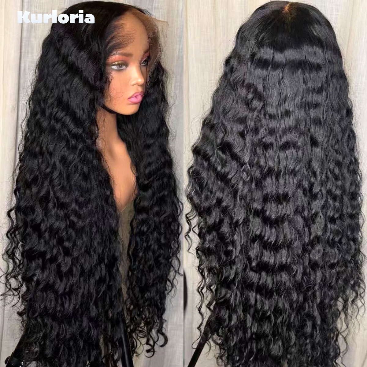 Glueless Wear And Go Human Hair Wig - Wig Rambut Asli 100% Hitam Alami