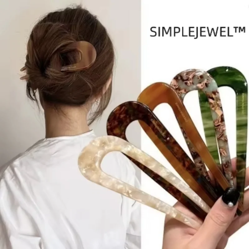 Hair Bundles - Jepit Rambut Bentuk U yang Elegan