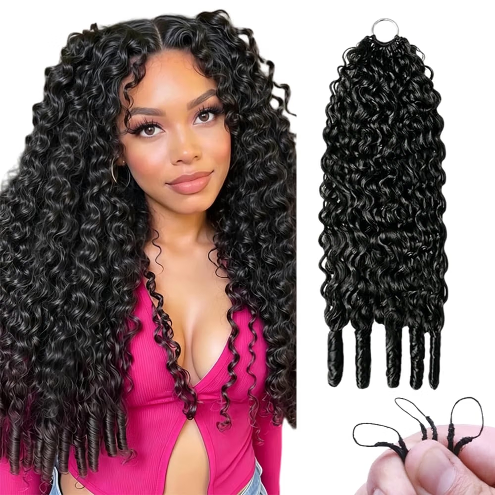 Hair Bundles - Rambut Manusia Keriting Burma, Model Simpul