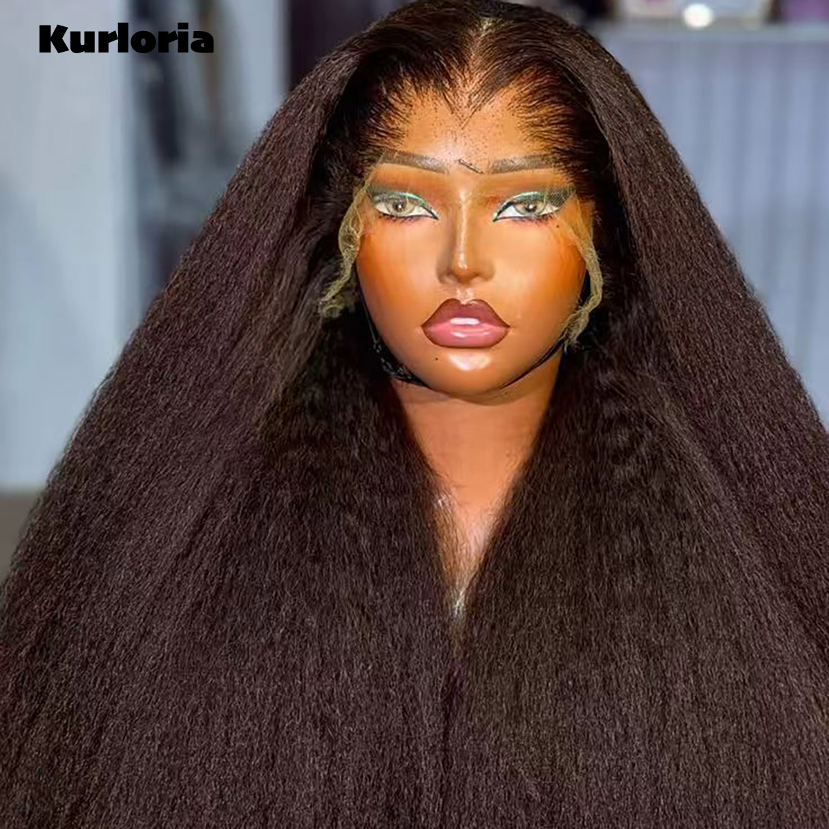 Glueless Wear And Go Human Hair Wig - Wig Rambut Asli 100% Warna Hitam