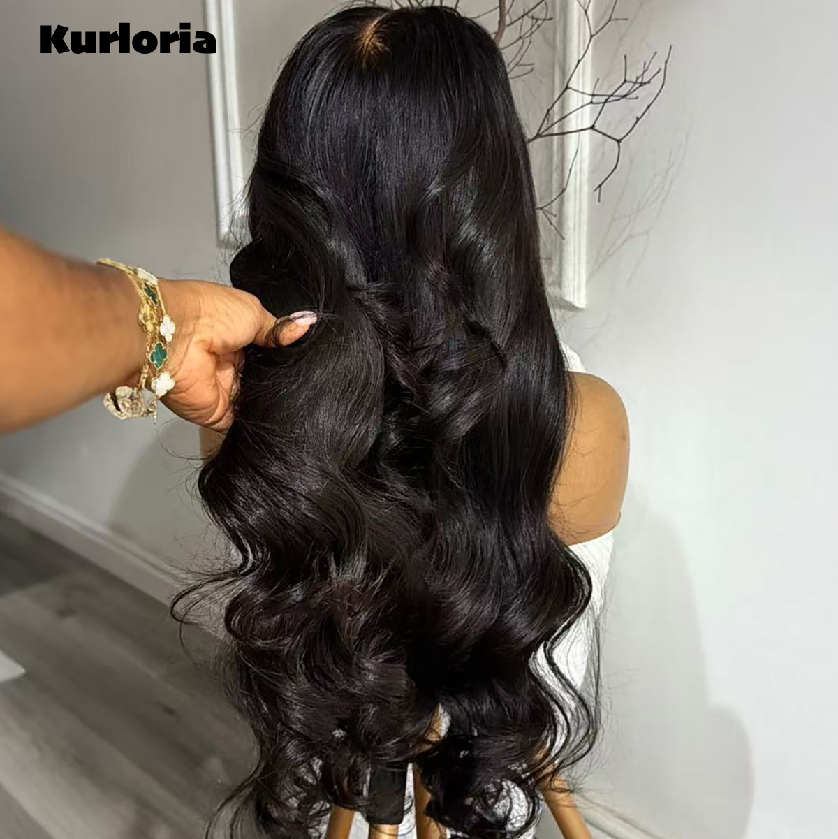 Wig Rambut Asli 100% Hitam Ala - Glueless Wear And Go Human Hair Wig ulasan dan harga