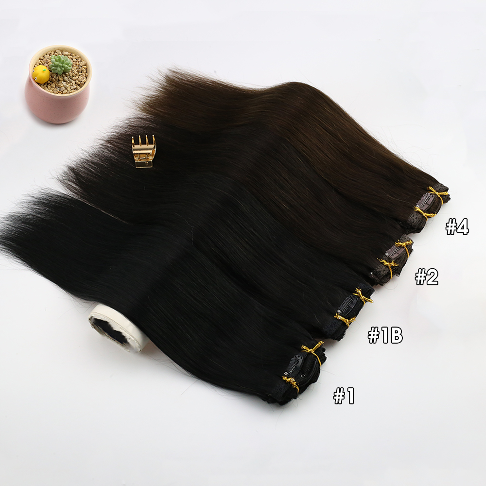 Ugeat Klip Dalam Ekstensi Ramb - Seamless Clip In Hair Extensions Human Hair ulasan dan harga