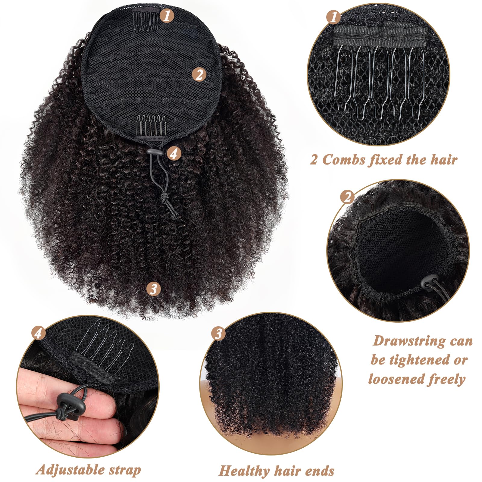 Ekstensi Rambut Kuncir Kuda de - Seamless Clip In Hair Extensions Human Hair ulasan dan harga
