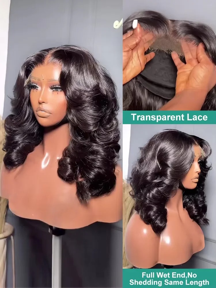 Wig Bob Rambut Manusia Model B - Glueless Wear And Go Human Hair Wig ulasan dan harga