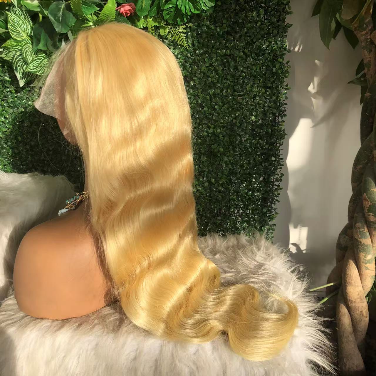 Wig Rambut Asli 613 Lace Front - 613 Blonde Body Wave Lace Front Wig ulasan dan harga